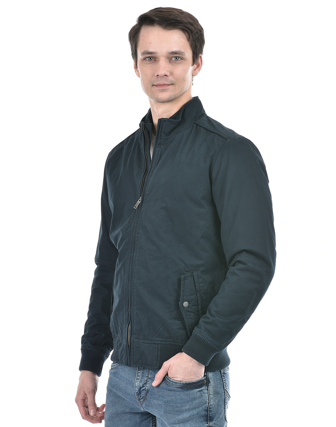 Numero Uno Men Solid Navy Jacket